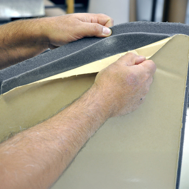 DEI 11-18 Jeep Wrangler JK 4-Door Boom Mat Headliner - 4 Piece - White DEI Hard Top Accessories AXOPROS