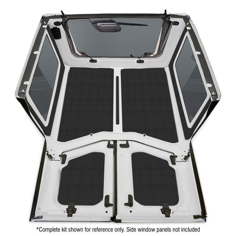 DEI 18-23 Jeep Wrangler JL 2-Door Boom Mat Headliner - 5 Piece - Black DEI Hard Top Accessories AXOPROS