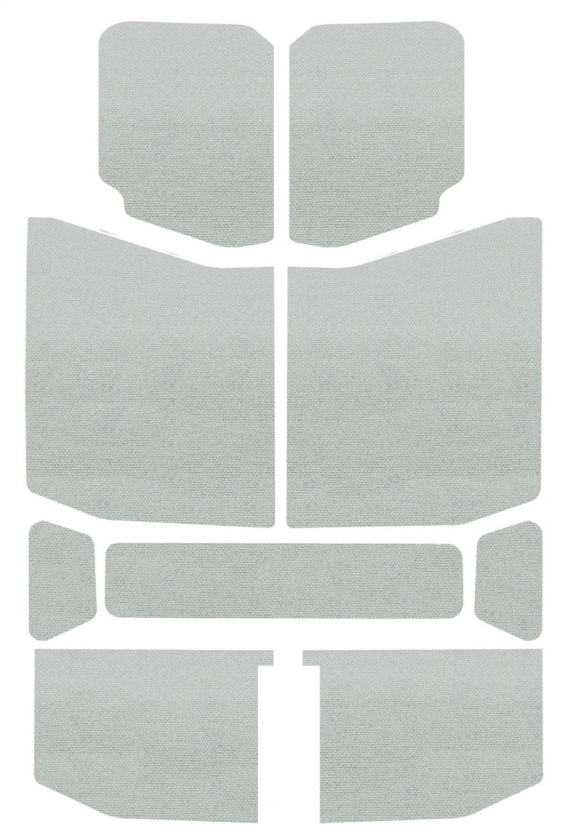 DEI 18-23 Jeep Wrangler JL 4-Door Boom Mat Headliner - 9 Piece - White DEI Hard Top Accessories AXOPROS