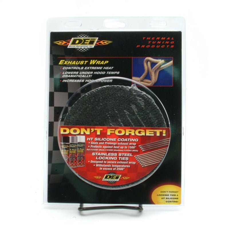 DEI Exhaust Wrap 1in x 50ft - Black DEI Exhaust Wrap  AXOPROS