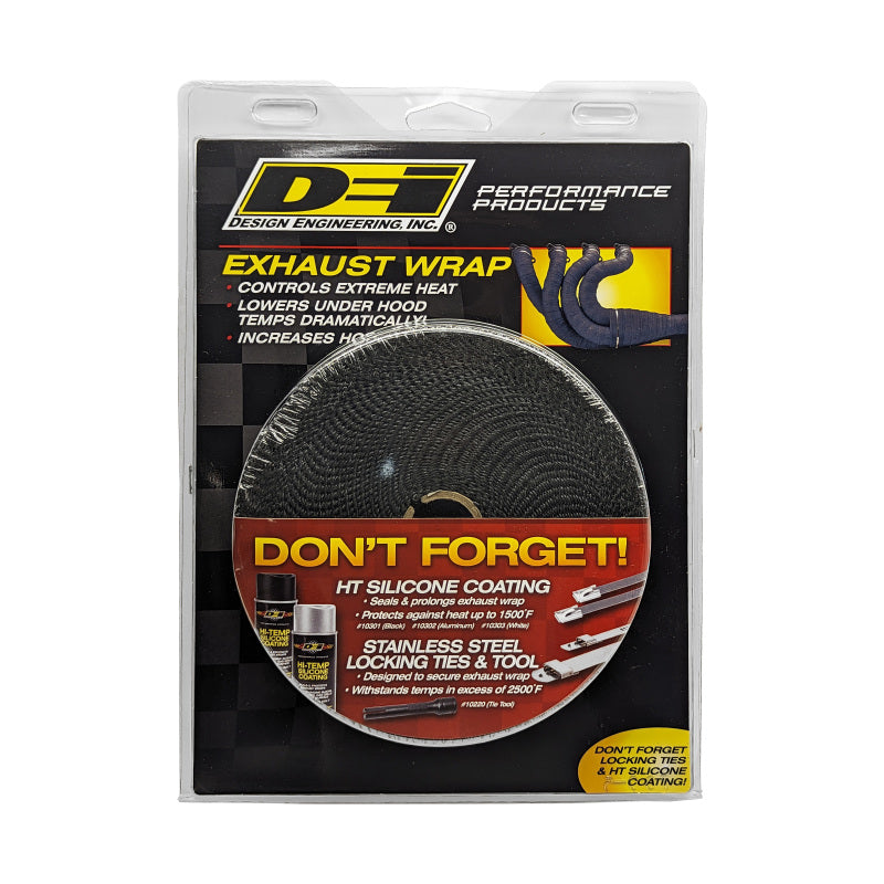 DEI Exhaust Wrap 1in x 50ft - Black DEI Exhaust Wrap  AXOPROS