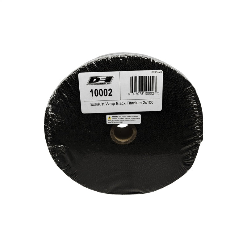 DEI Exhaust Wrap 2in x 100ft - Titanium - Black DEI Exhaust Wrap  AXOPROS
