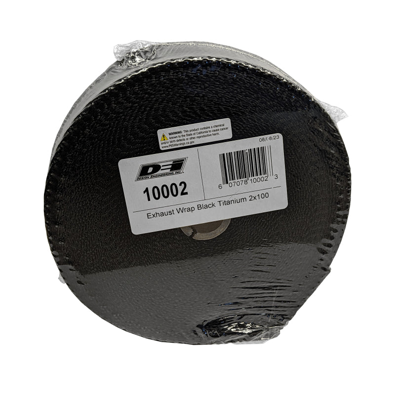 DEI Exhaust Wrap 2in x 100ft - Titanium - Black DEI Exhaust Wrap  AXOPROS