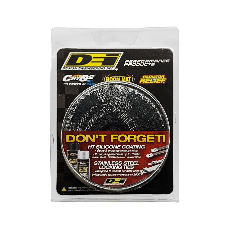 DEI Exhaust Wrap 2in x 25ft - Black DEI Exhaust Wrap  AXOPROS