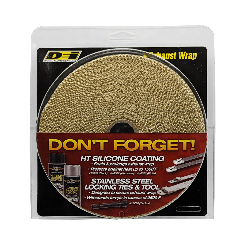 DEI Exhaust Wrap 2in x 50ft - Tan DEI Exhaust Wrap  AXOPROS