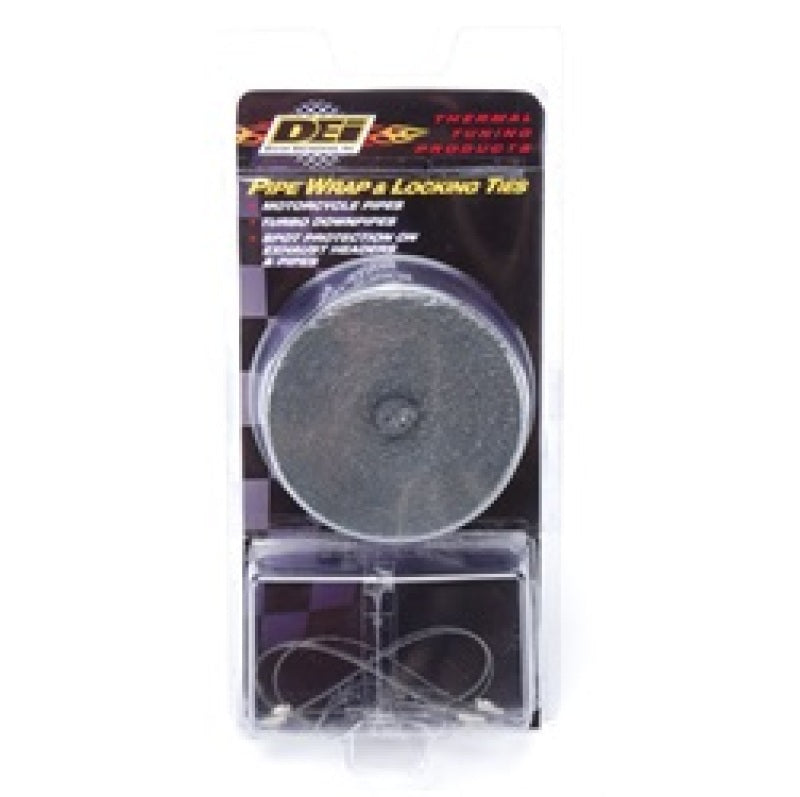 DEI Exhaust Wrap Kit - Pipe Wrap and Locking Tie - Black DEI Exhaust Wrap  AXOPROS