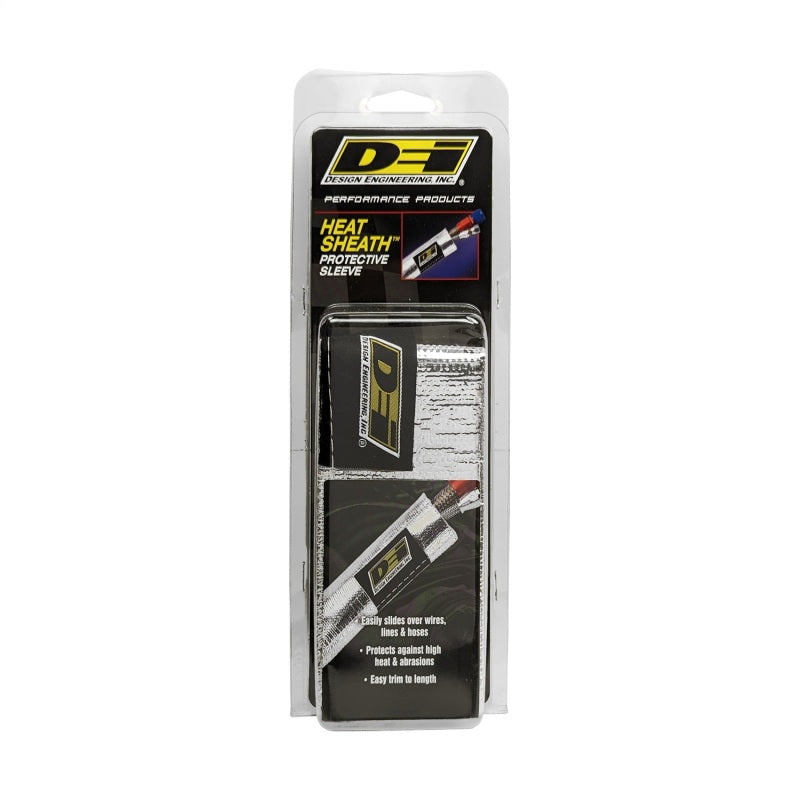 DEI Heat Sheath 1-1/4in I.D. x 3ft - Aluminized Sleeving - Sewn Edge DEI Thermal Sleeves AXOPROS