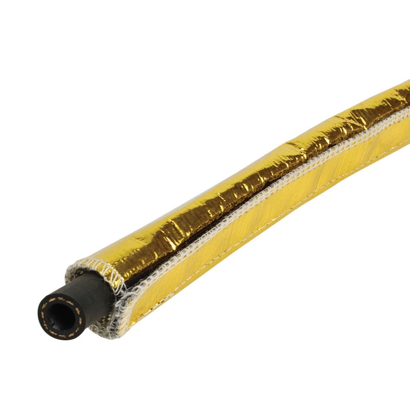DEI Heat Shroud 1/2in to 1-1/4in I.D. x 3ft - Gold DEI Thermal Wrap  AXOPROS