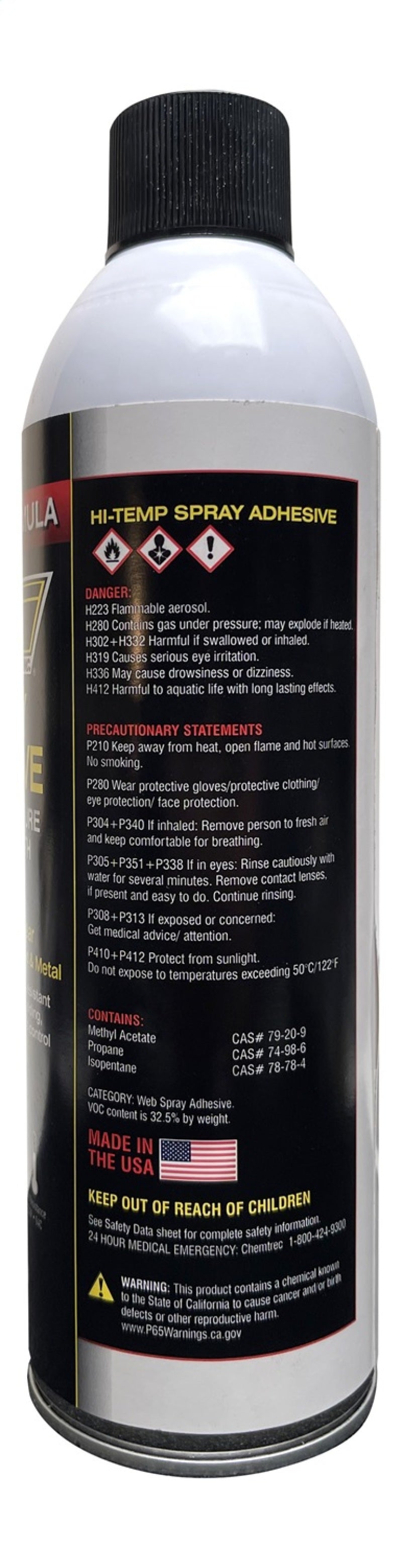 DEI Hi Temp Spray Adhesive 13.3 oz. Can (Aerosol) DEI Sealants AXOPROS