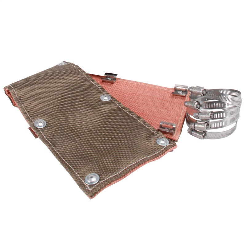 DEI Pipe Shield w/Stainless Steel Clamps - 6in x 24in - Titanium DEI Thermal Sleeves AXOPROS