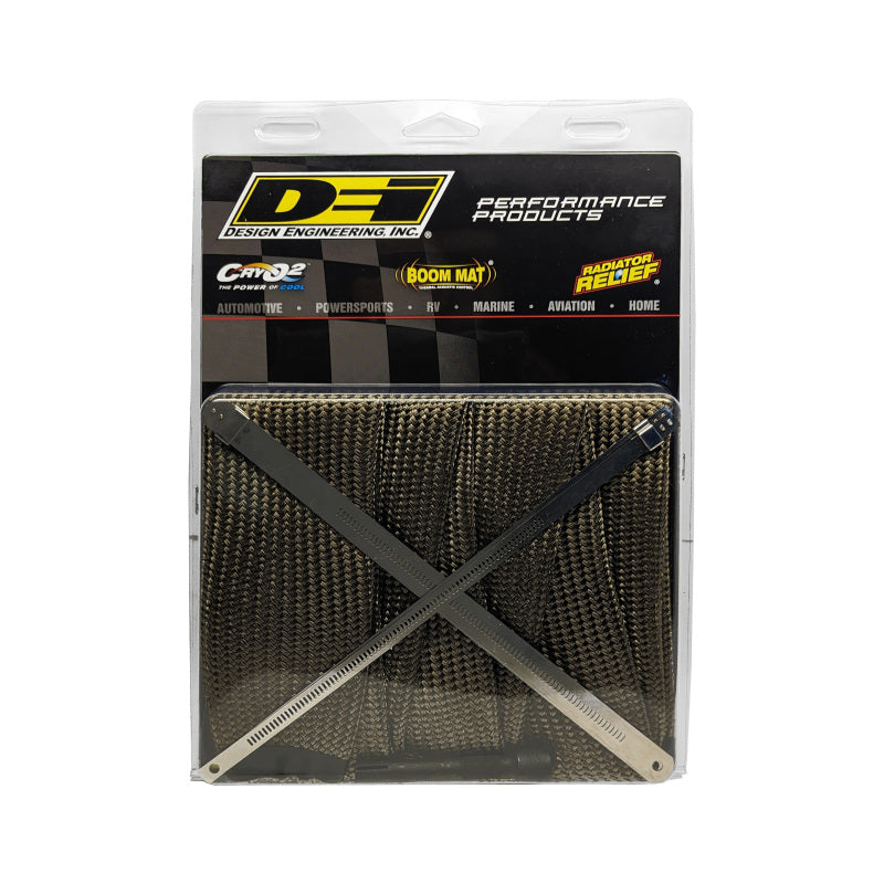 DEI Powersport Exhaust Sleeve Kit - Titanium DEI Thermal Wrap  AXOPROS