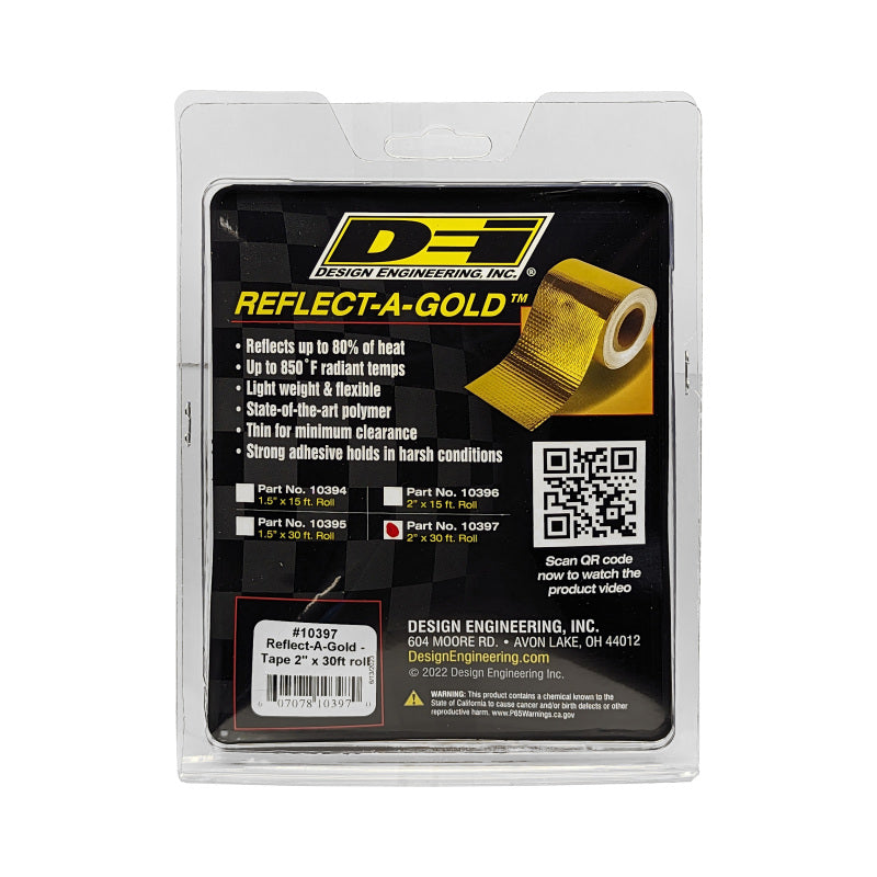 DEI Reflect-A-GOLD 2in x 30ft Tape Roll DEI Thermal Tape AXOPROS