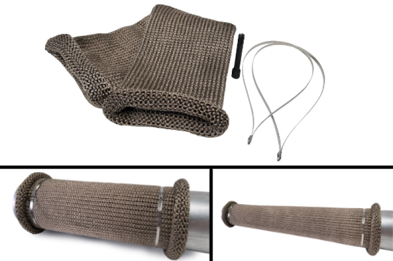 DEI Titanium 4in Knit Exhaust Sleeve - 24in DEI Exhaust Wrap  AXOPROS