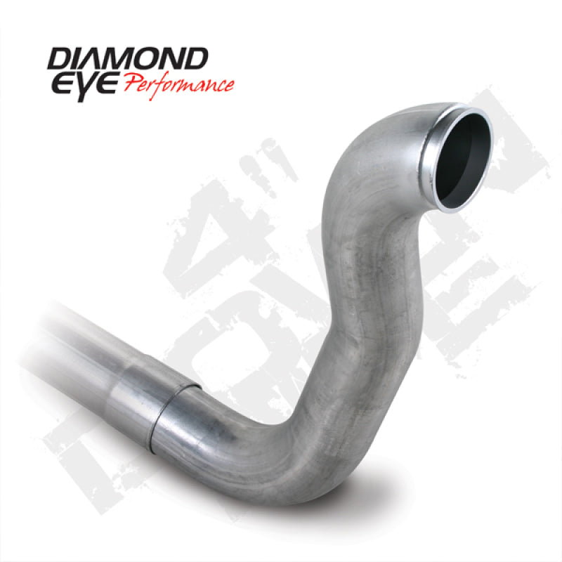 Diamond Eye DWNP 4in TB SGL W/ HX40 FLANGE AL DODGE 5.9L 2500/3500 89-93 4X4 ONLY Diamond Eye Performance Downpipes  AXOPROS