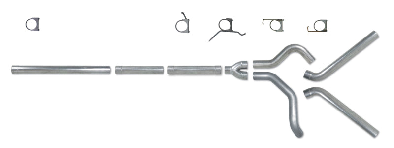 Diamond Eye KIT 4in CB MFLR RPLCMENT PIPE DUAL AL: 2004.5-2007.5 DODGE CUMMINS 600 Diamond Eye Performance Catback AXOPROS