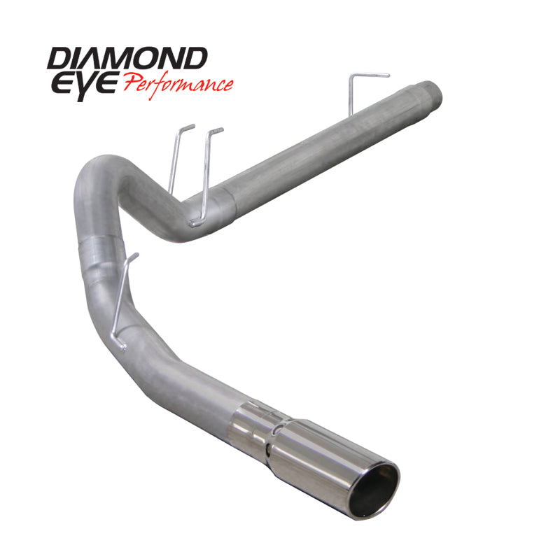 Diamond Eye KIT 4in DPF-BACK SGL AL 08-09 6 4L F250/F350 PCKGD BX46X14X14OD EL-PL 44inX13 5inX13 5in Diamond Eye Performance DPF Back  AXOPROS