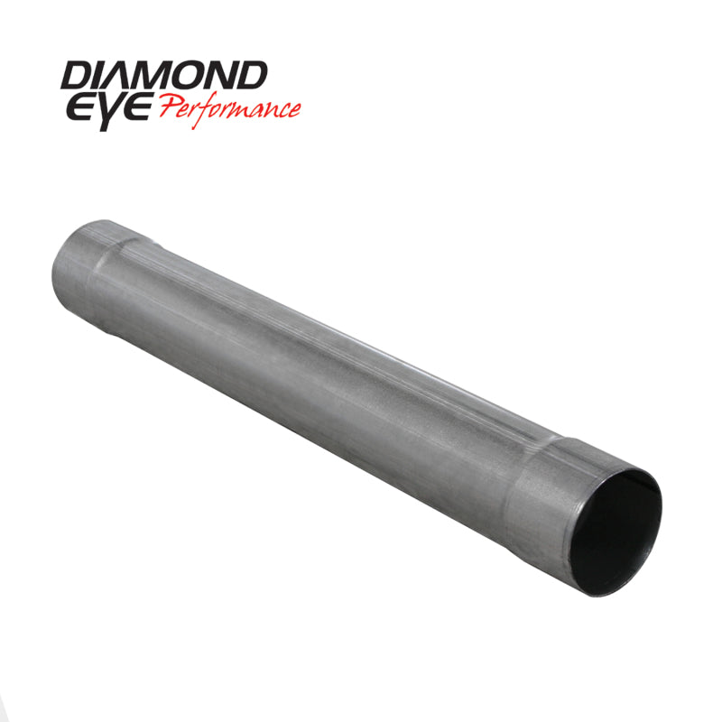 Diamond Eye MFLR RPLCMENT PIPE 4in 30in LENGTH AL MR400 Diamond Eye Performance Muffler Delete Pipes AXOPROS