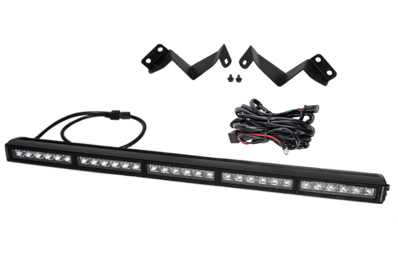 Diode Dynamics 16-21 Toyota Tacoma SS30 Stealth Lightbar Kit - White Combo Diode Dynamics Light Bars & Cubes AXOPROS