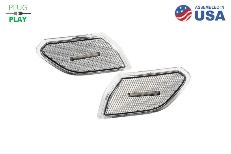 Diode Dynamics 18-21 Jeep JL Wrangler/Gladiator Sidemarkers Clear (set) Diode Dynamics Light Accessories and Wiring AXOPROS