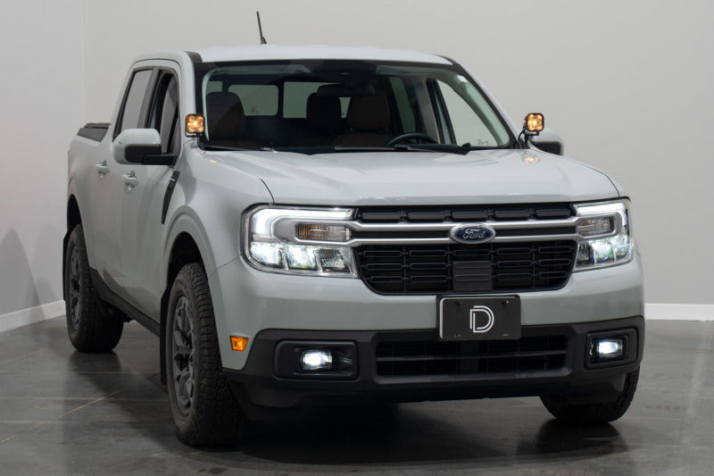 Diode Dynamics 2022+ Ford Maverick Elite Series Add-On LED Fog Light Kit Yellow Diode Dynamics Fog Lights AXOPROS