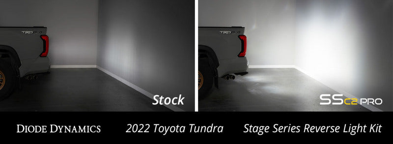 Diode Dynamics 2022 Toyota Tundra C2 Pro Stage Series Reverse Light Kit Diode Dynamics Light Accessories and Wiring AXOPROS