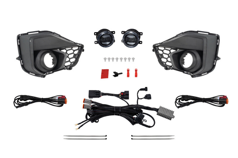 Diode Dynamics 2024 Ford Mustang GT Elite Series Add-On Fog Lamp Kit White Diode Dynamics Light Bars & Cubes  AXOPROS