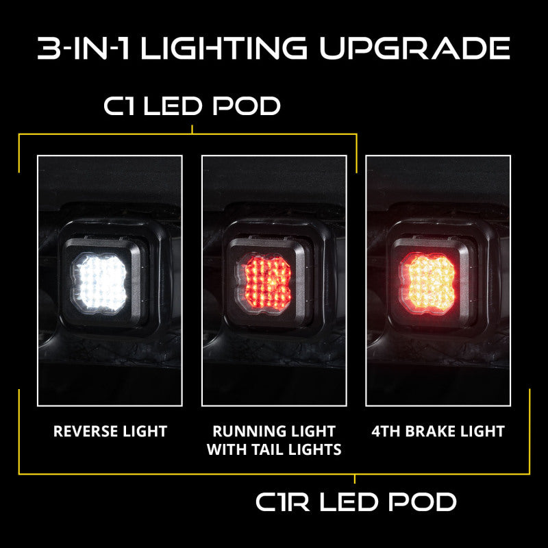 Diode Dynamics 21-23 F-150 Hitch Mount LED Pod Reverse Kit C1R Diode Dynamics Interior Lighting AXOPROS