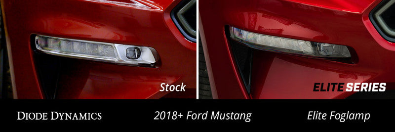 Diode Dynamics Elite Series Combination Fog Lamp for 18-21 Ford Mustang - Cool - White (Pair) Diode Dynamics Fog Lights AXOPROS