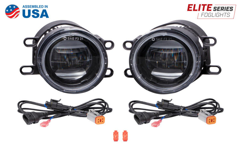 Diode Dynamics Elite Series Type B Fog Lamps - Yellow (Pair) Diode Dynamics Fog Lights AXOPROS