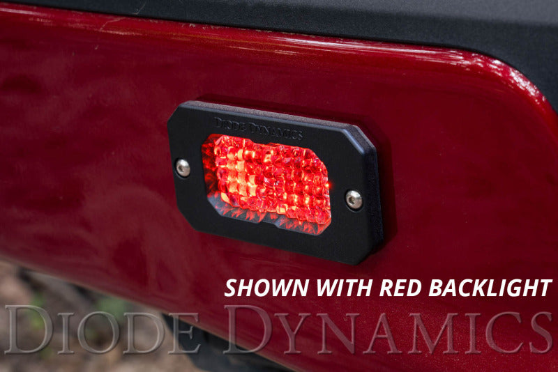 Diode Dynamics Stage Series 2 In LED Pod Sport - White Flood Flush RBL (Pair) Diode Dynamics Light Accessories and Wiring AXOPROS