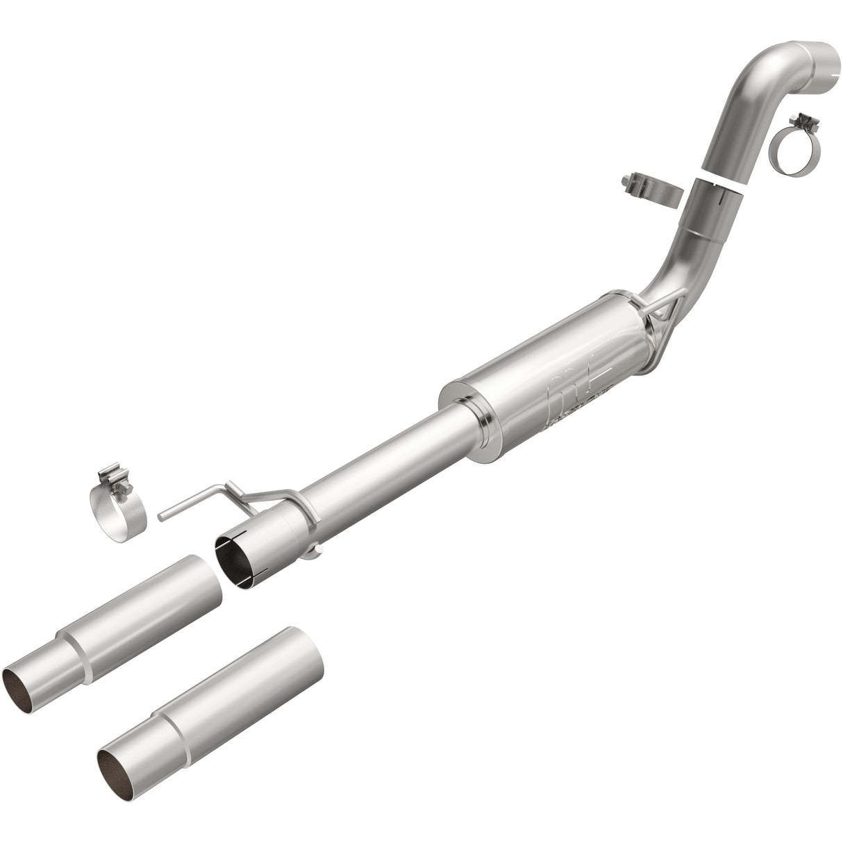 Direct-Fit Muffler Replacement Kit With Muffler MagnaFlow Exhaust Products Exhaust Muffler Kit  AXOPROS
