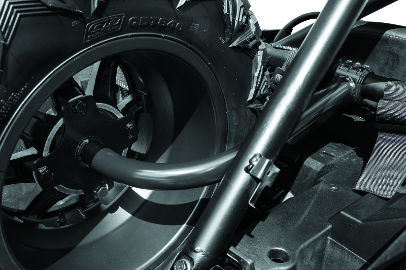 DragonFire Racing Spare Tire Carrier - Fits Polaris RZR XP Models 14-22 DragonFire Racing Spare Tire Carriers AXOPROS