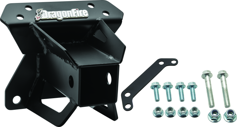 DragonFire Racing Rear Receiver Hitch for Kawasaki KRX1000 DragonFire Racing Hitch Receivers  AXOPROS