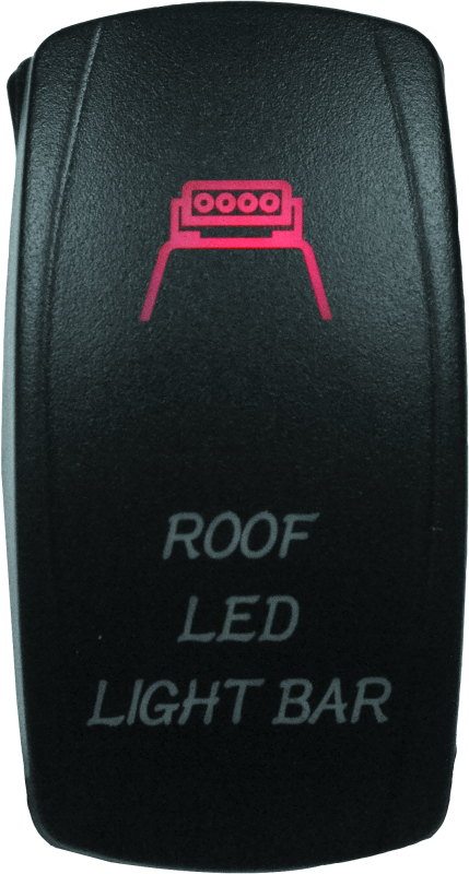 DragonFire Racing Lighted Switch Roof Led On/Off Red DragonFire Racing Relays AXOPROS