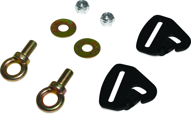 DragonFire Racing Quick-Release Snap Hook Harness Tab Kits- 2in DragonFire Racing Quick Release Adapters AXOPROS