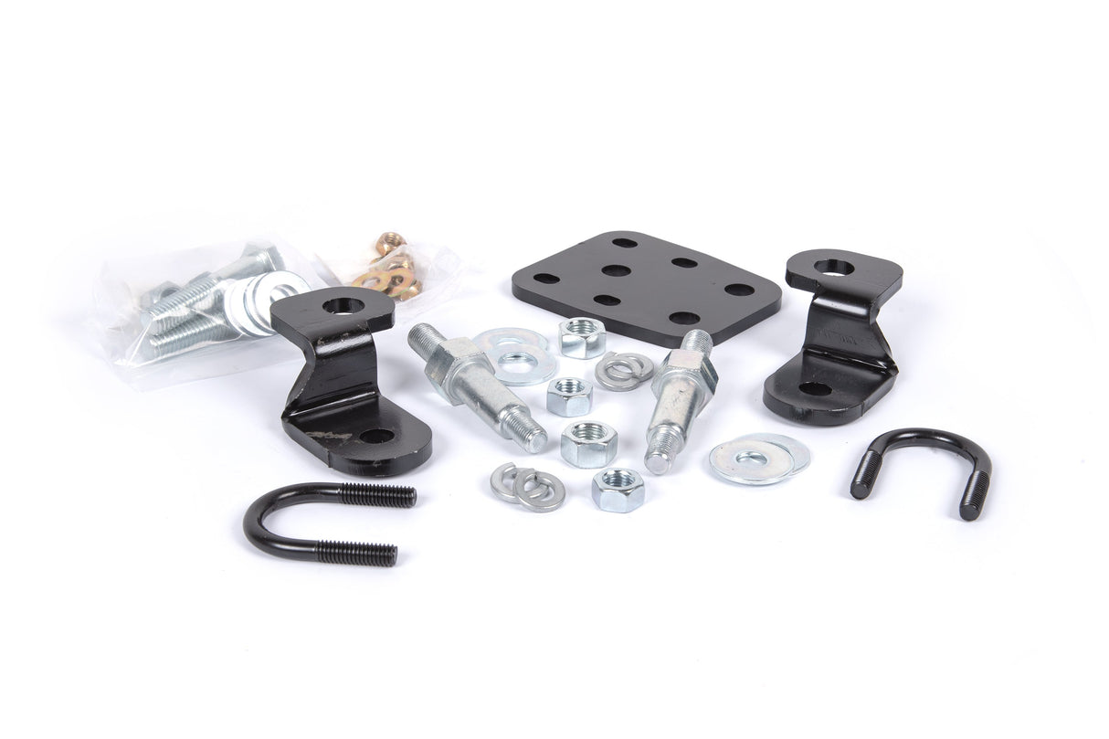 Dual Steering Stabilizer Mounting Kit - Chevy Silverado & GMC Sierra 2500HD (01-10) & SUV 2500 (01-06) 4WD BDS Suspension Steering Stabilizer Hardware Kit AXOPROS