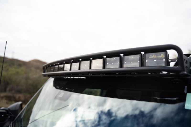 DV8 21+ Ford Bronco Curved Light Bracket for 12 3in. Pod Lights DV8 Offroad Light Mounts AXOPROS