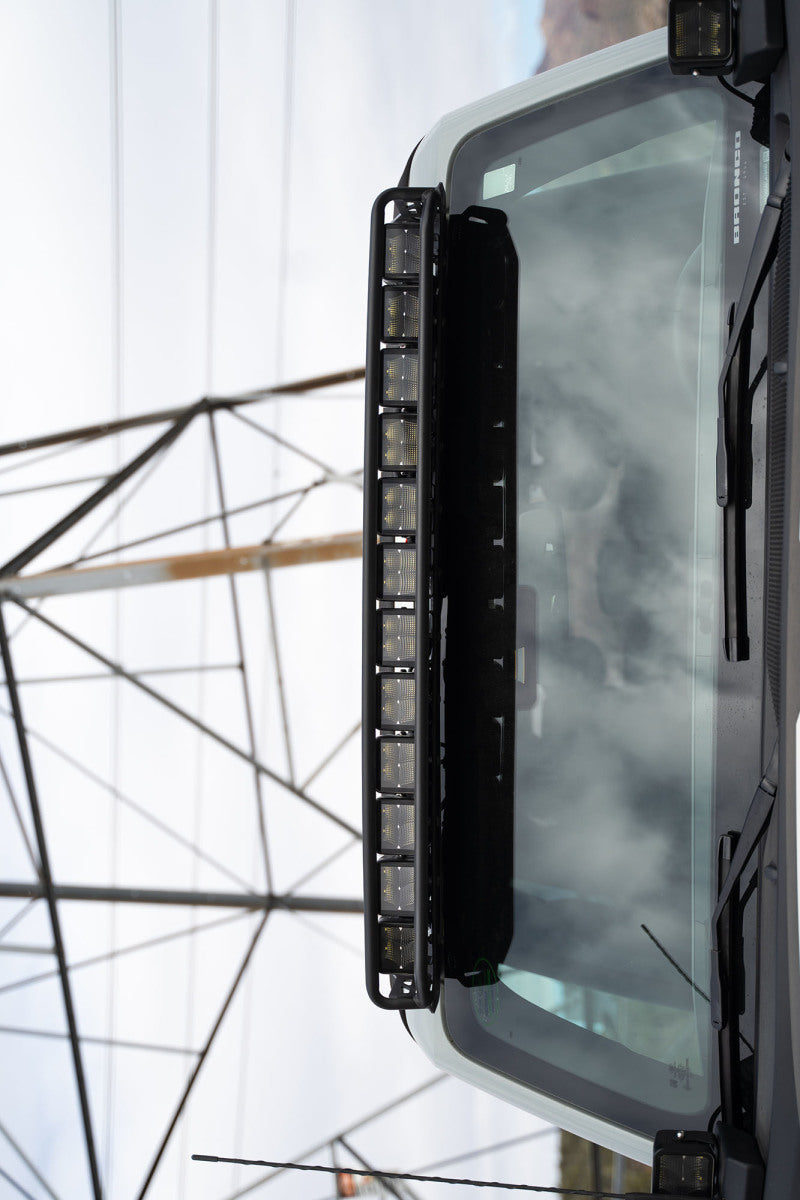 DV8 21+ Ford Bronco Curved Light Bracket for 12 3in. Pod Lights DV8 Offroad Light Mounts AXOPROS