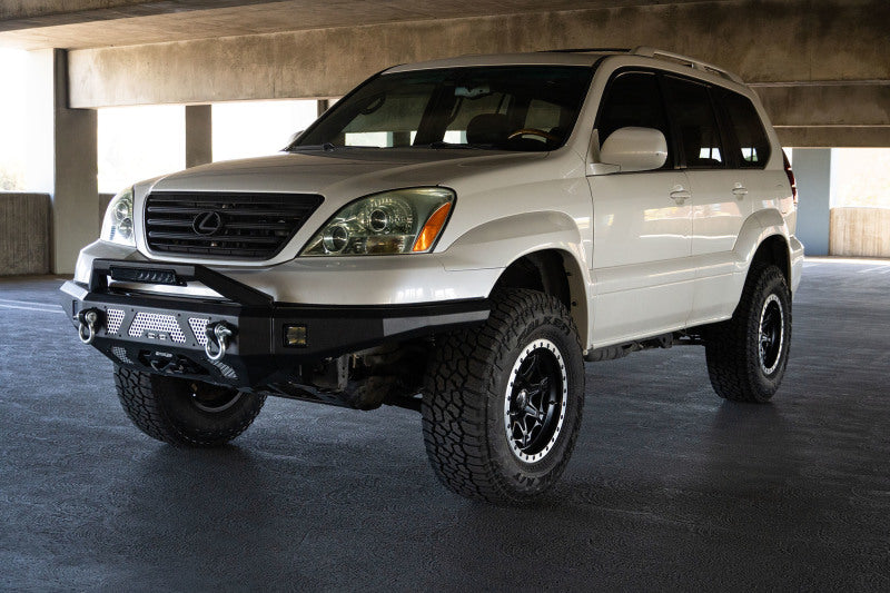 DV8 Offroad 03-09 Lexus GX 470 MTO Series Winch Front Bumper DV8 Offroad Bumpers - Steel AXOPROS