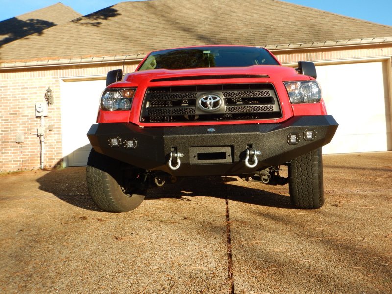 DV8 Offroad 07-13 Toyota Tundra Front Bumper DV8 Offroad Bumpers - Steel AXOPROS