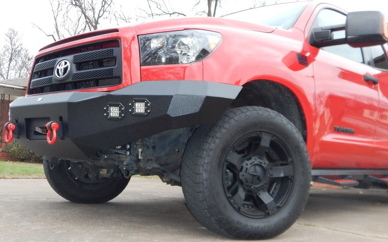 DV8 Offroad 07-13 Toyota Tundra Front Bumper DV8 Offroad Bumpers - Steel AXOPROS
