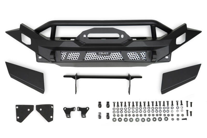 DV8 Offroad 07-18 Jeep Wrangler JK / 18-23 Wrangler JL / 20-23 Gladiator JT MTO Series Front Bumper DV8 Offroad Bumpers - Steel AXOPROS