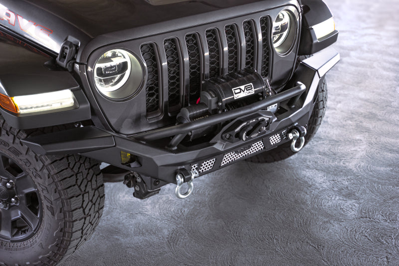 DV8 Offroad 07-18 Jeep Wrangler JK / 18-23 Wrangler JL / 20-23 Gladiator JT MTO Series Front Bumper DV8 Offroad Bumpers - Steel AXOPROS