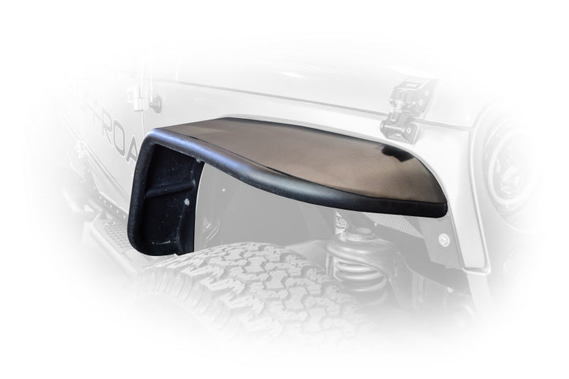 DV8 Offroad 07-18 Jeep Wrangler JK Front & Rear Flat Tube Fenders DV8 Offroad Fenders AXOPROS