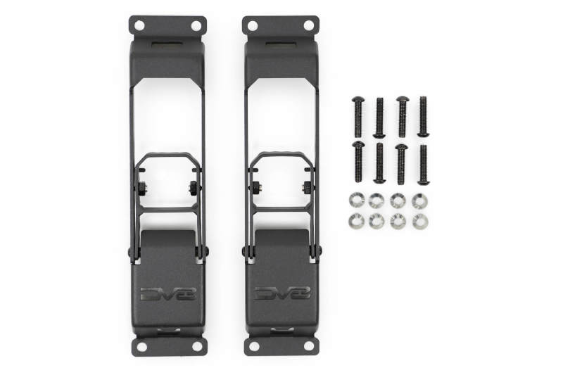 DV8 Offroad 07-23 Jeep Gladiator/Wrangler JT/JK/JL Hinge Mounted Step DV8 Offroad Side Steps AXOPROS