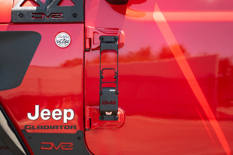 DV8 Offroad 07-23 Jeep Gladiator/Wrangler JT/JK/JL Hinge Mounted Step DV8 Offroad Side Steps AXOPROS