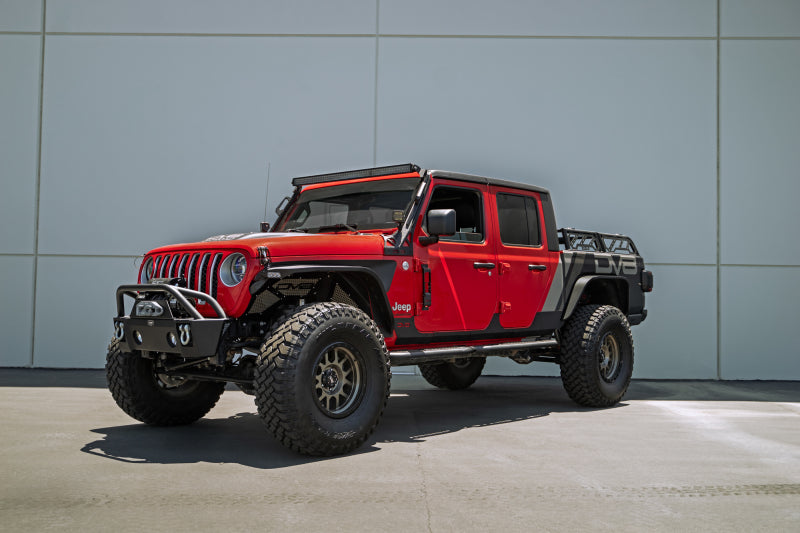 DV8 Offroad 07-23 Jeep Gladiator/Wrangler JT/JK/JL Hinge Mounted Step DV8 Offroad Side Steps AXOPROS
