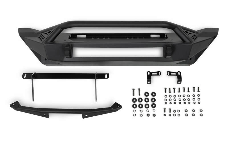 DV8 Offroad 07-23 Jeep Wrangler JK/JL & Gladiator JT FS-1 Series Stubby Front Bumper DV8 Offroad Bumpers - Steel AXOPROS