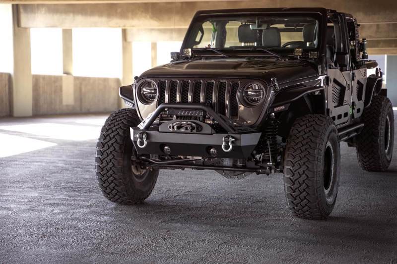 DV8 Offroad 07-23 Jeep Wrangler JK/JL & Gladiator JT FS-15 Series Front Bumper DV8 Offroad Bumpers - Steel AXOPROS