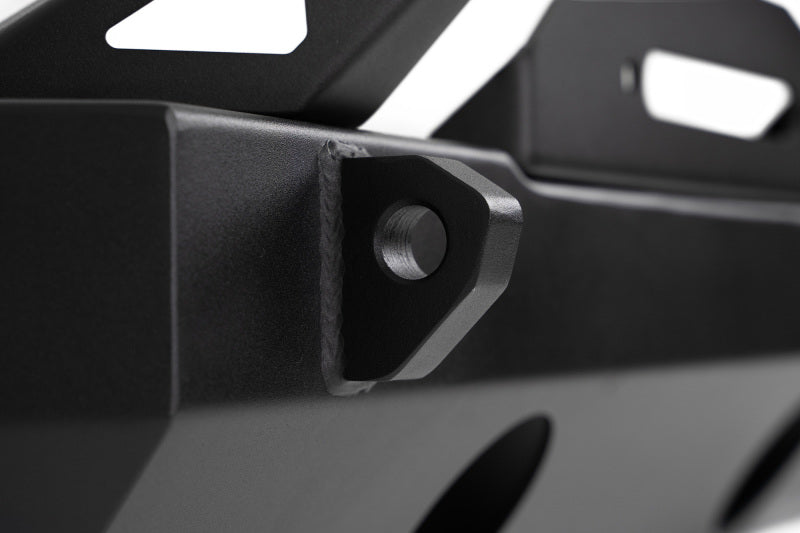 DV8 Offroad 07-23 Jeep Wrangler/Gladiator JT/JK/JL FS-25 Stubby Front Bumper w/Plated Bull Bar DV8 Offroad Bumpers - Steel AXOPROS